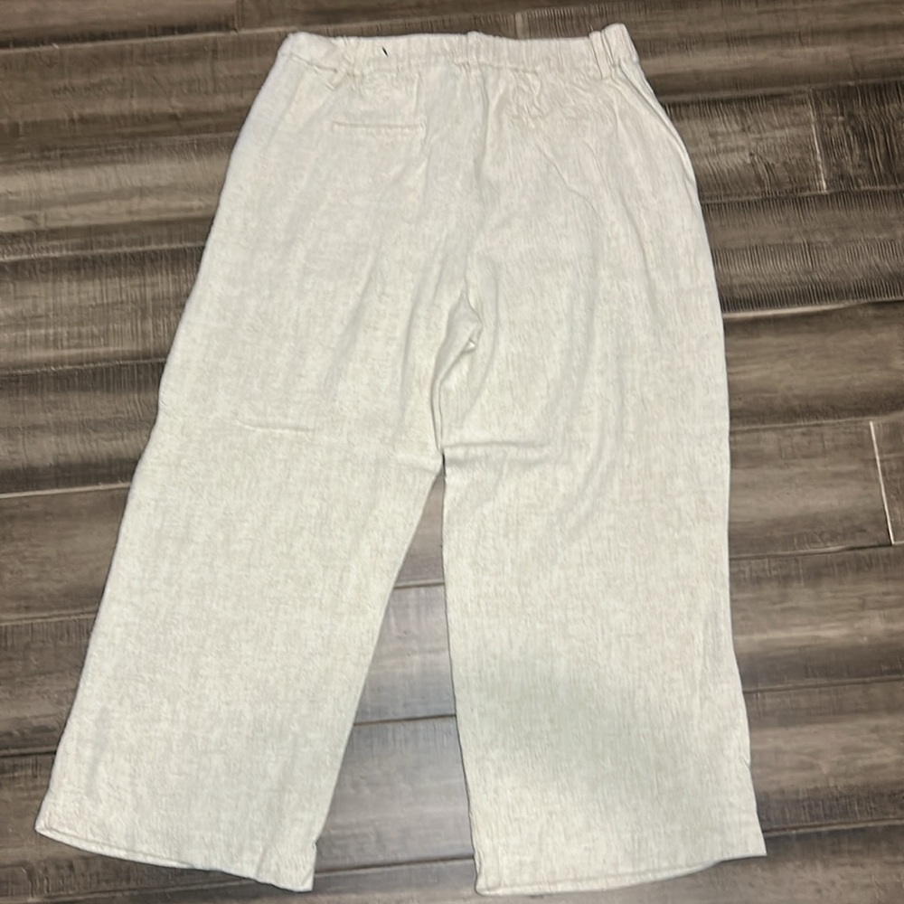 EUC Meg & Margot Cropped Wide Leg Pants Large - Picture 2 of 9